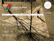 Tablet Screenshot of homomonument.nl
